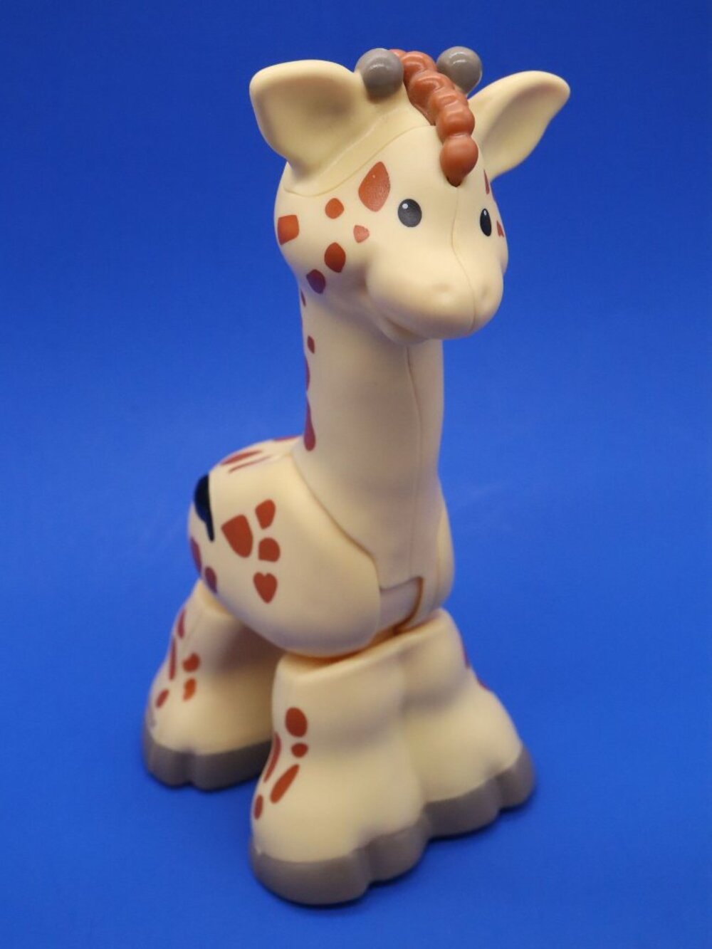 Fisher Price 9” Giraffe Little People Big Animal Zoo Figure Sounds Tested Works